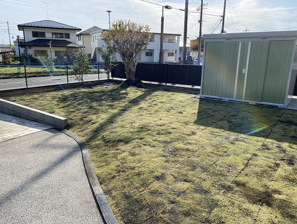 T様邸 芝生張替え後